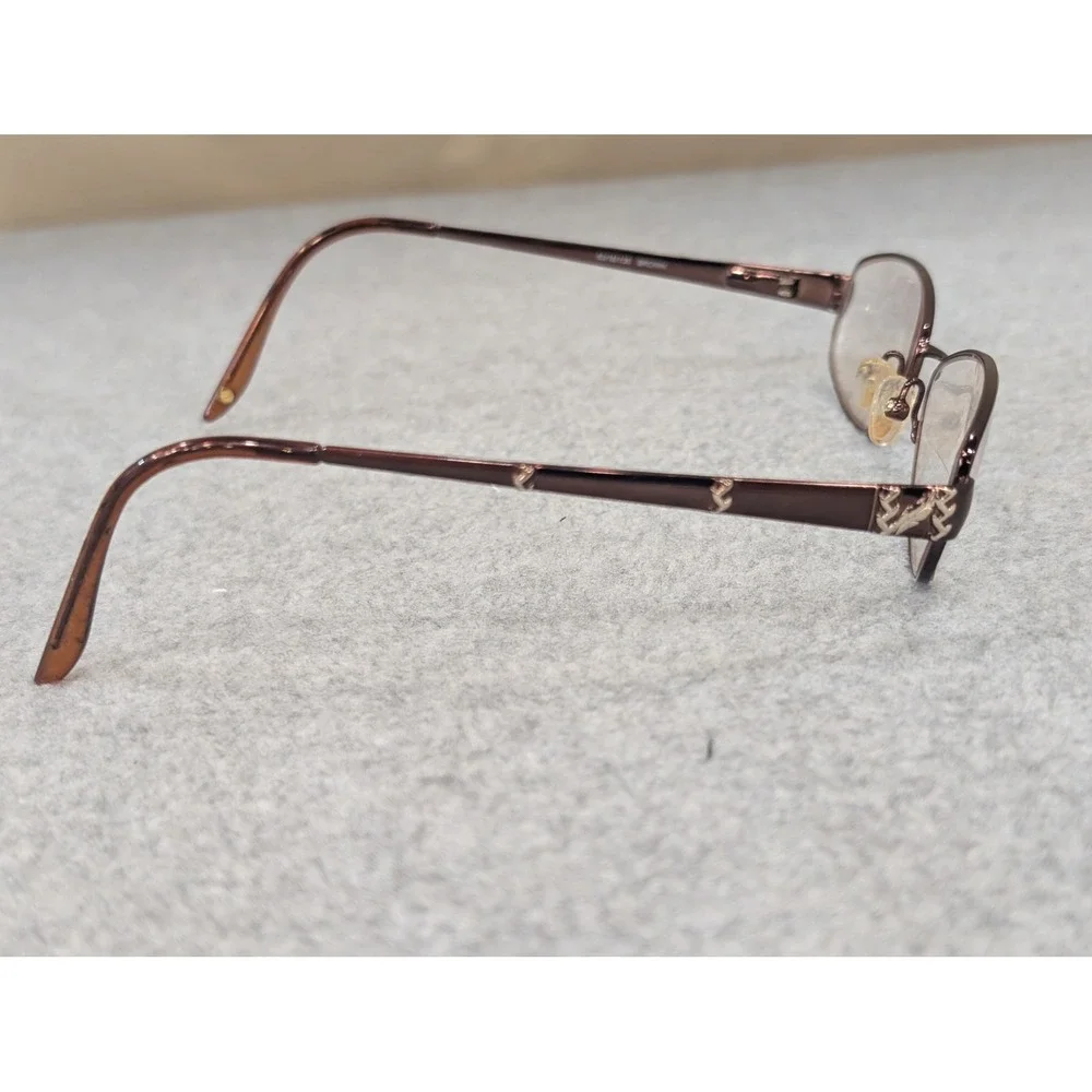 Valerie Spencer Eyeglasses Frames, Brown Metal Frame for Women, Optical‎ Glasses